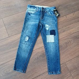 5/$25✨️Patchwork Girl Jeans